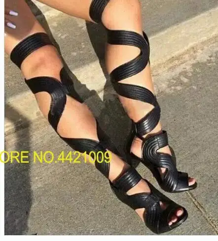 

criss cross strappy women cut-out gladiator sandals shoes high heeled female summer casual sandals shoes fashion ladies sandalis