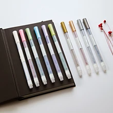 50 шт./лот металлический цветной маркер ручки чертежные маркеры авторучка художественный Рисунок Скрапбукинг поставка Канцтовары Школьные принадлежности FB614