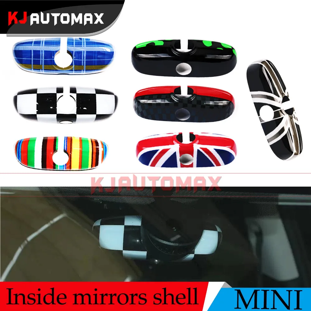 2017 New font b Car b font font b Interior b font Rearview Mirror Cover Shell