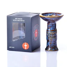 1 шт., арабский кальян, кальян, керамическая чаша для кальяна держатель для табака, горелка на древесном угле, нагреватель, Chicha Nargile Waterpijp чаша