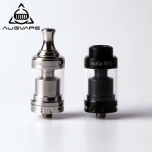 Augvape Merlin MTL 22MM RTA Atomizer Tank 3ML MTL Drip Tip Single Coil Deck Top Filling Vape Electronic Cigarette Atomizer Augvape Merlin MTL 22MM RTA Atomizer Tank 3ML MTL Drip Tip Single Coil Deck Top Filling Vape Electronic Cigarette Atomizer