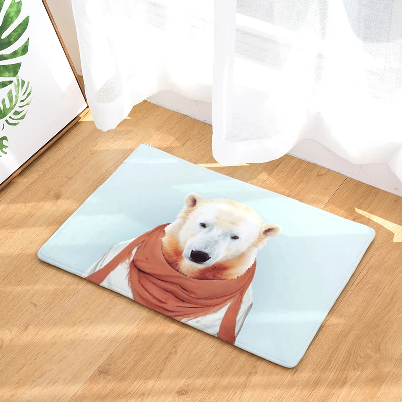 Фланелевые коврики для животных домашние коврики Придверные для ванной коврики для ног длинные Коврики для спальни