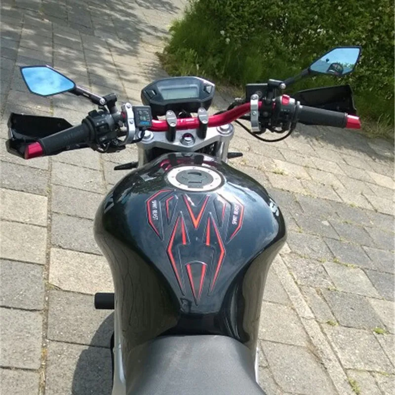 Светоотражающие 3D мотоциклетные наклейки мото Бензобак протектор накладка наклейка для Honda KTM Yamaha Suzuki BMW Kawasaki