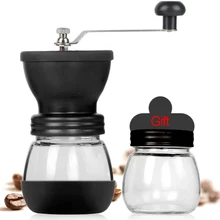 Руководство стекло кофе шлифовальный станок Cafetera чайник эспрессо Cafeteira Bean перец Kahve Makineleri жаровня кухня мельница