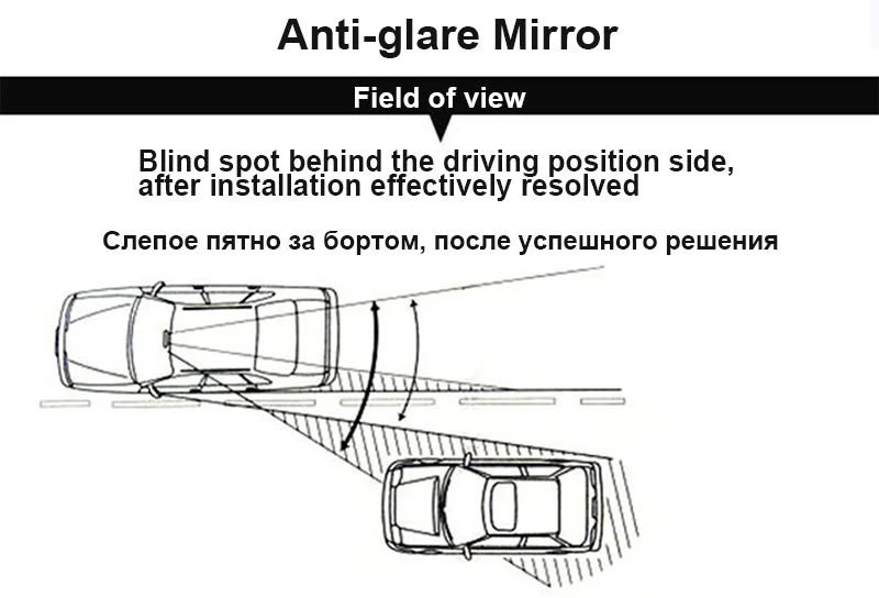 1X300/270/240 мм Большой Vision зеркало заднего вида Зеркало для слепой зоны панорамная анти-ослепительно зеркало с помощью ваши зеркала и добавит позитива вашей поездке, аксессуары