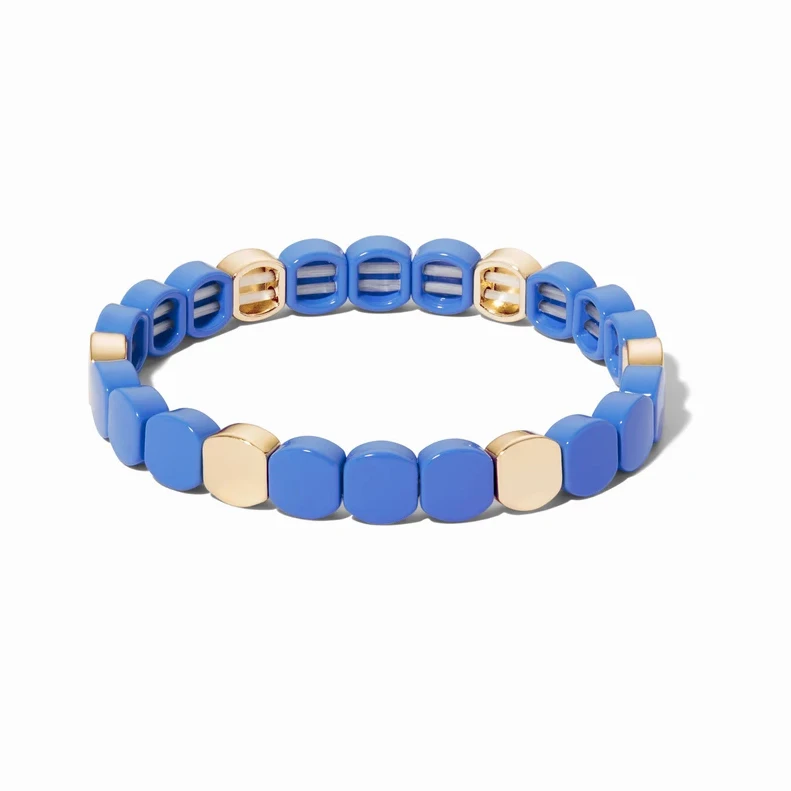enamel stretch bracelets for women armbandjes dames pulsera masculina TUTTI FRUTTI BRACELET GOLD HONEYCOMB beads bracelet men - Окраска металла: enamel Bracelets-2