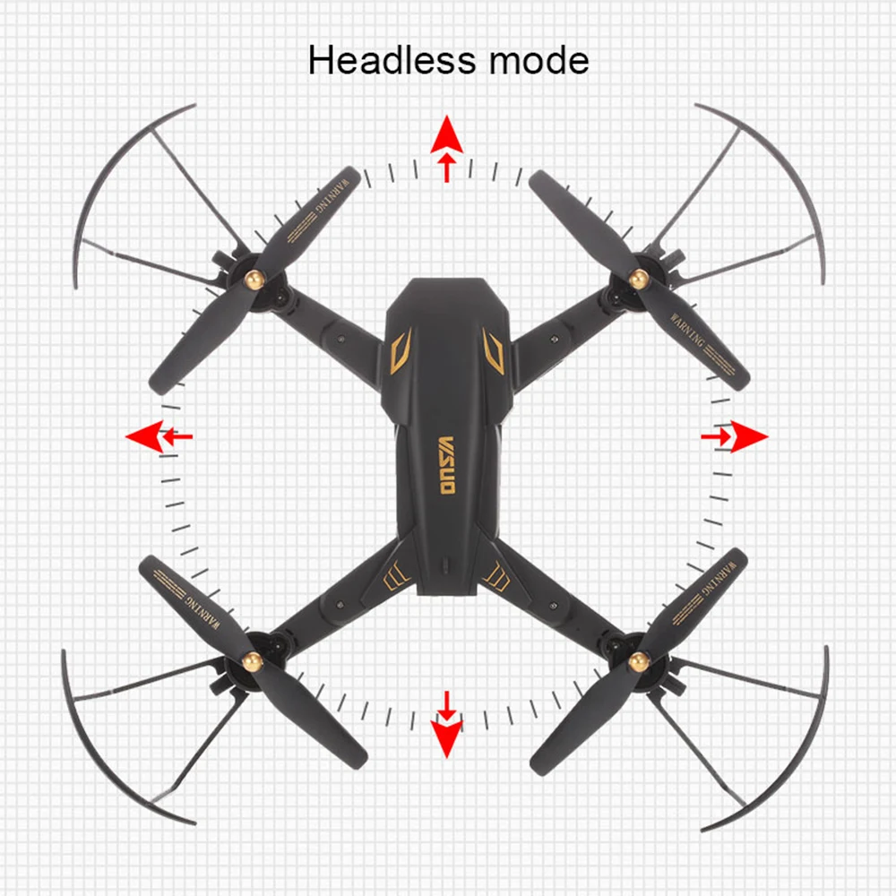 Visuo XS809S мини складной селфи RC Дрон Wifi FPV камера 20 минут полета RC Квадрокоптер XS809HW обновленная версия