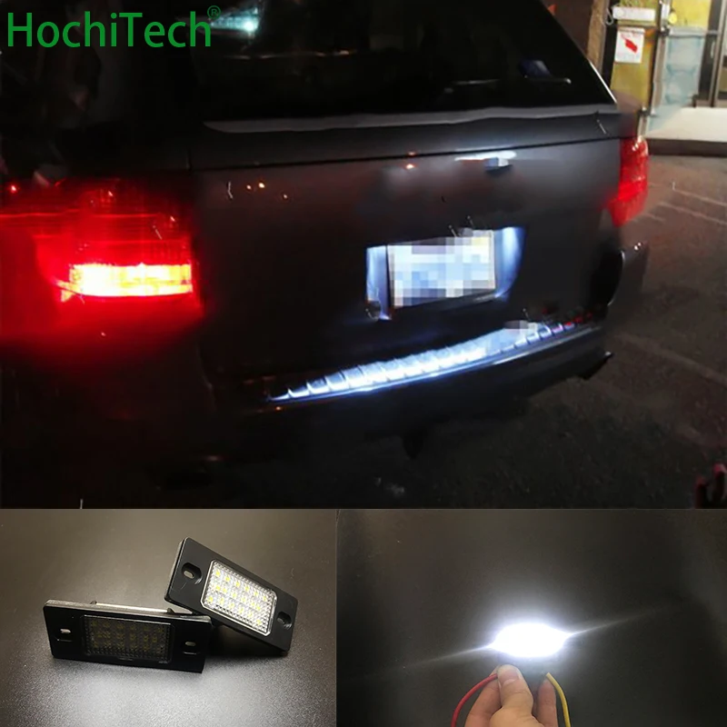Для 2003 2010 Porsche Cayenne 955/957 без ошибок Белая светодиодная лампа для номерного