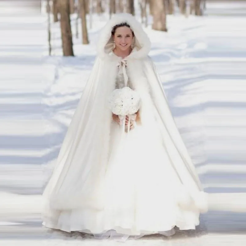 Floor Length Wedding Capes Fashion Dresses