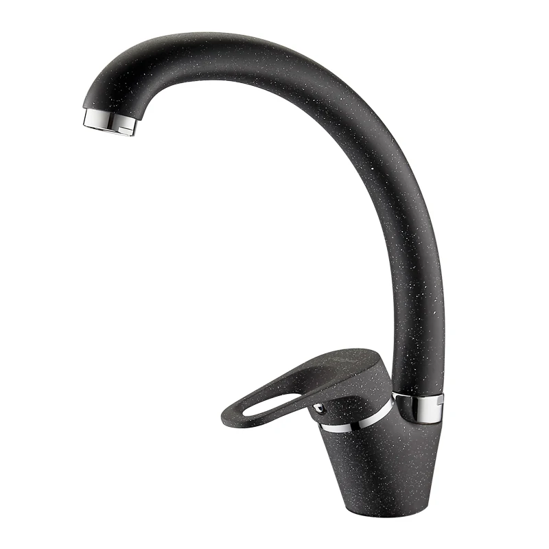 LEDEME Multi-color Kitchen Faucet Modern Style Home Cold and Hot Water Tap Single Handle Kitchen Faucets Black White Khaki L5913 outdoor kitchen sink Kitchen Fixtures