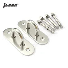 

LUOEM 2 Pcs/Lot Ceiling Wall Mount Hook with Accessories Anchor Hanger for Yoga Swing Suspension with Screw Anchor