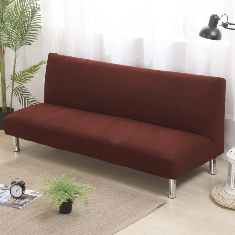 Универсальный чехол для дивана, кровати без рукавов, складной чехол для сидения, современный эластичный чехол для дивана из спандекса