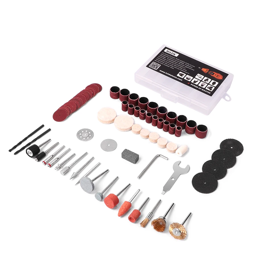 

Grinding Polish Cutting for Dremel Wood Metal Engraving Electric Rotary Tool Accessories 92Pcs Dremel Style Bit Set