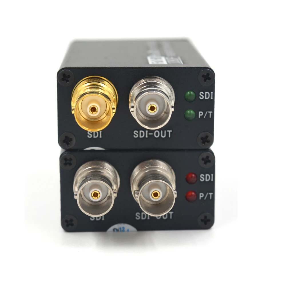 Мини HD SDI волоконно оптический медиаконвертер с SFP простой LC Singlemode сигнал через