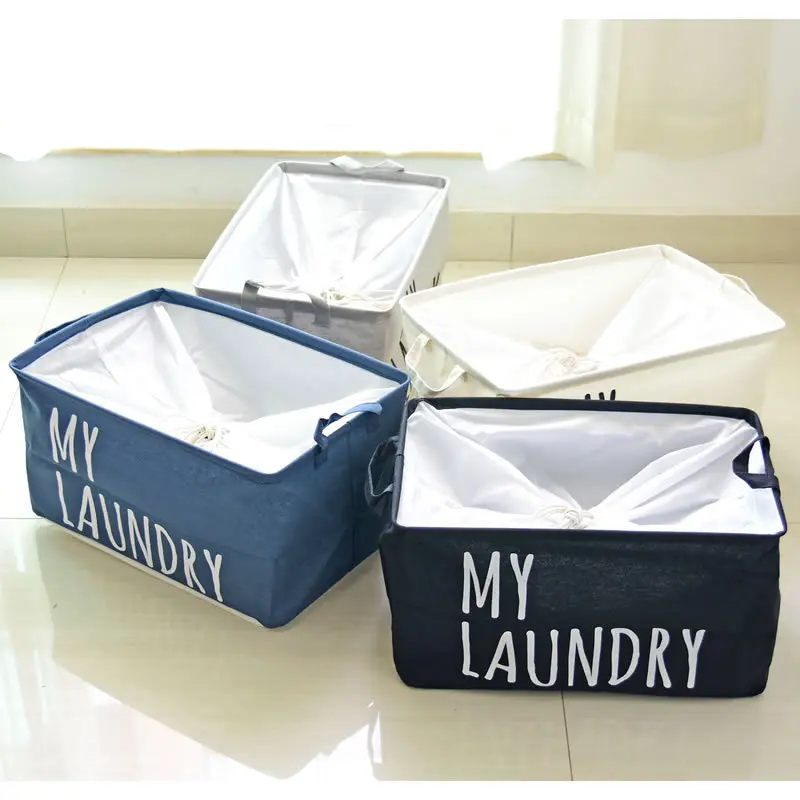 New Sale Cotton fabric Storage baskets kids laundry Basket Clothes