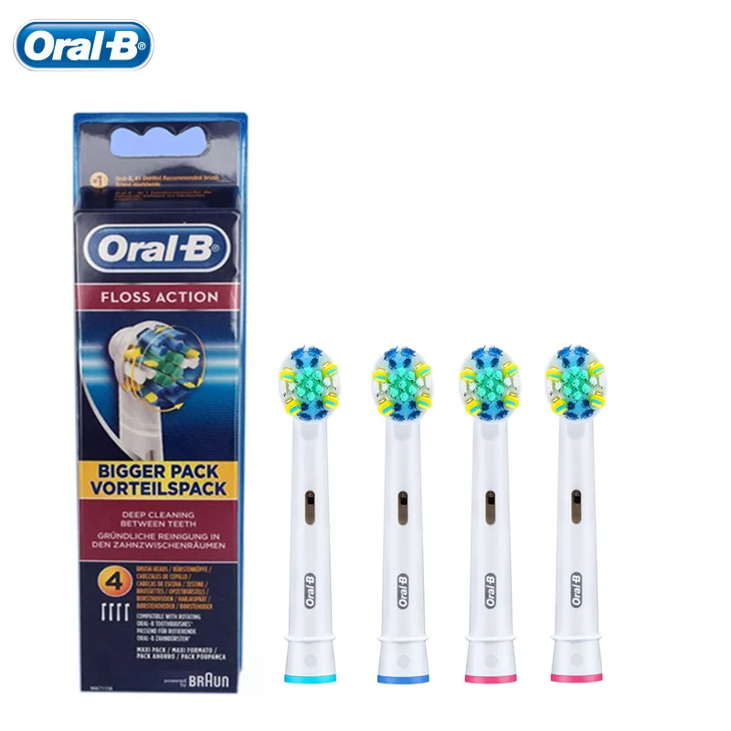 4 pcs/pack Oral B Adults Electric Toothbrush Heads for Rotating Type