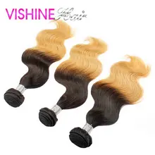 Aliexpress uk Cheap 3Pcs Rosa Ombre Brazilian Virgin Body Wave best 613 Ombre Hair Weave Rosa Hair Ombre Brazilian Hair weave