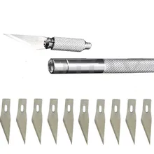 10 Blades Wood Carving Tools Fruit Food Craft Sculpture Engraving Hobby Knives DIY Cutting Tool Mobile
