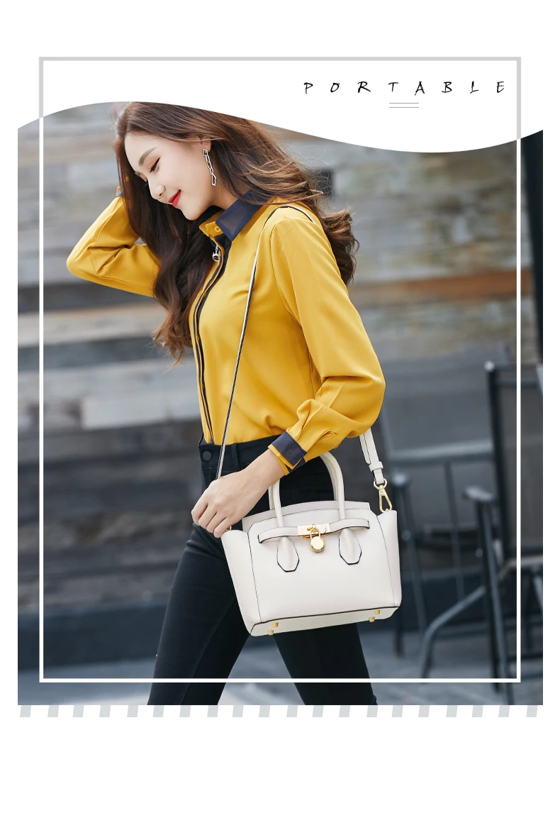 DOODOO Women Handbag Tote Bag Female Shoulder Crossbody Bags Ladies Artificial Leather Top-handle Bag Newest Messenger Bag