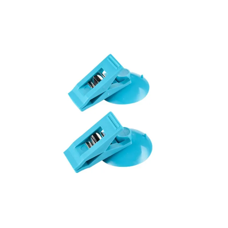 New 2 Pcs Car Window Mount Suction Sucker Clips Hook Holders For Sun Shade Curtain Cloth Cards Ticke Car-styling Accessaries