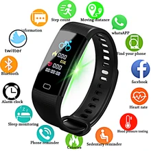LIGE Fitness Women Smart Watch Men Bluetooth Heart Rate Blood Pressure Pedometer Clock LED Sport Smart bracelet For Android IOS цена LIGE Fitness Women Smart Watch Men Bluetooth Heart Rate Blood Pressure Pedometer Clock LED Sport Smart bracelet For Android IOS цены онлайн