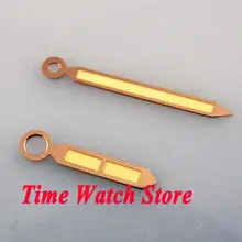 Parnis светящиеся золотые оранжевые часы, подходят для 6497 6498 ST36 серийные ручные намотки H18