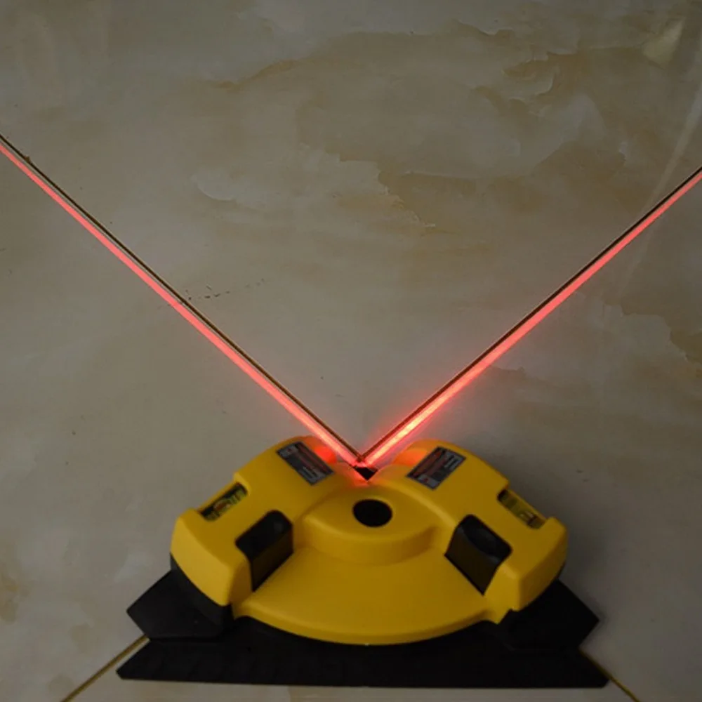 

90 Degree Laser Level Horizontal Right Angle Meter Vertical Laser Line Infrared Level Meter Square Infrared Measuring Tools