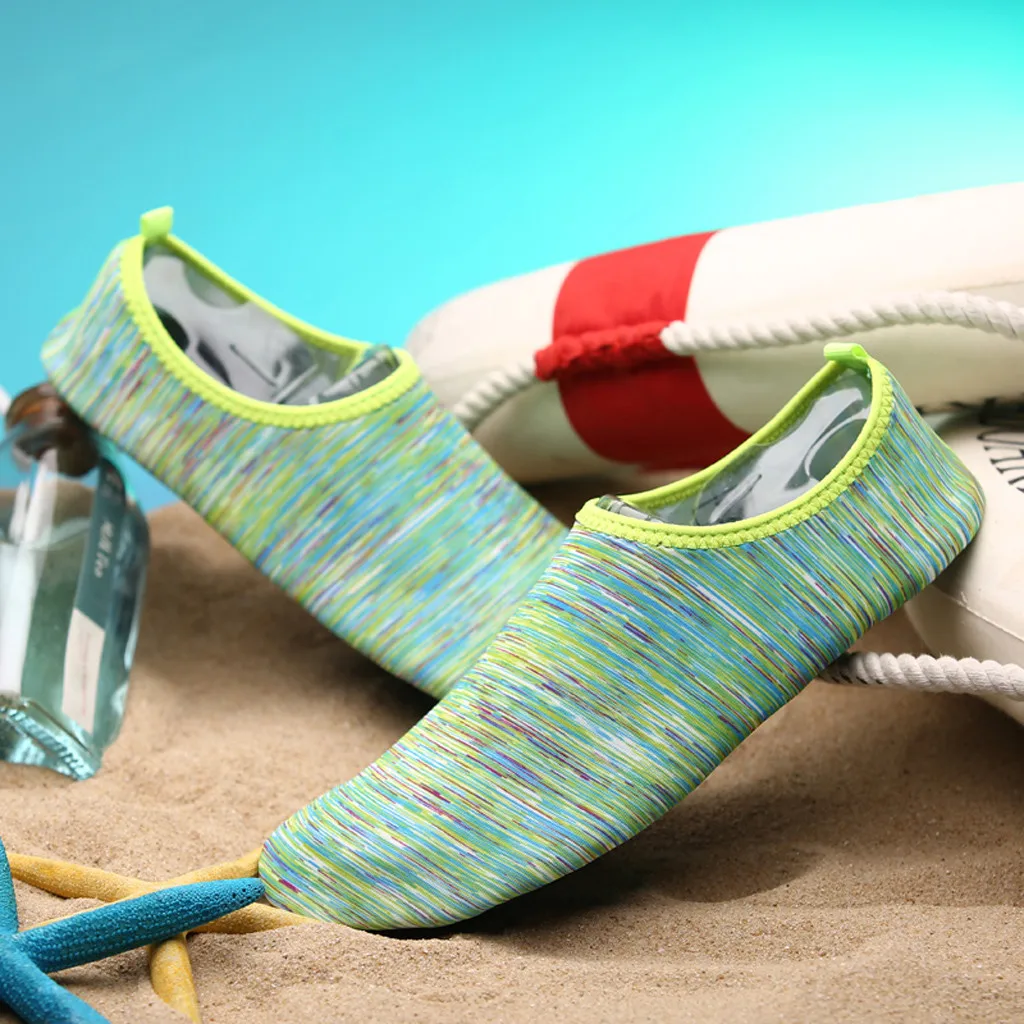 Кроссовки унисекс обувь для плавания пляжный водный спортивный Уличная Повседневная пара на плоской подошве для пляжа, бассейна, морского плавания, серфинга Нескользящая водонепроницаемая обувь# XTN