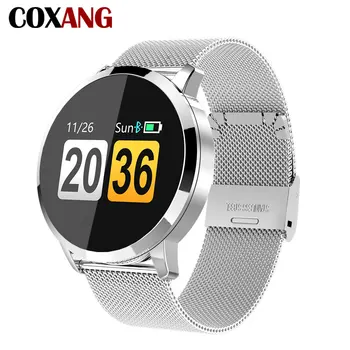 

COXANG Q8 Smart Watch Men Women Fitness Tracker Blood Pressure Heart Rate Monitor IP68 Waterproof Pedometer Sport Smartwatches
