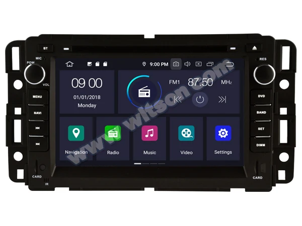 

7" Android 9.0 Pie OS Car DVD Multimedia GPS Radio for Chevrolet Express Van 2008-2011 & Equinox 2005-2009 & Suburban 2007-2014