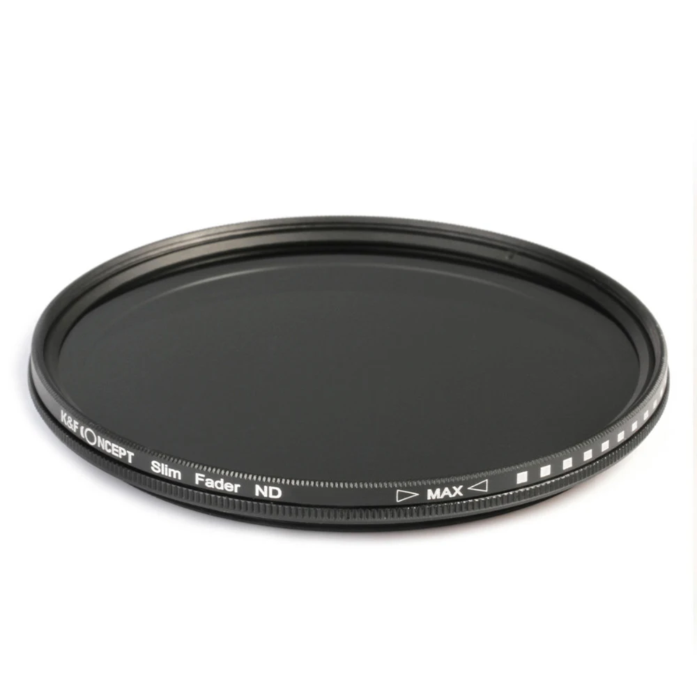 Najtaniej K F CONCEPT 40.5 ~ 82MM smukły suwak zmiennej filtr nd regulowany ND2 do ND400 neutralna gęstość dla Canon 7D 50D 60D