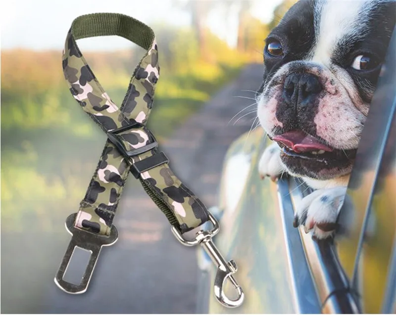 PD129 New pet Safety Seat Belt dog Car seat belt Harness Restraint Lead