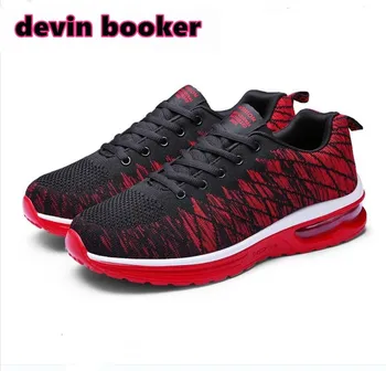 

New listing hot sale Spring and summer men Flying line Breathable running shoes sneakers Couple shoes large size 36-45 DJC5099