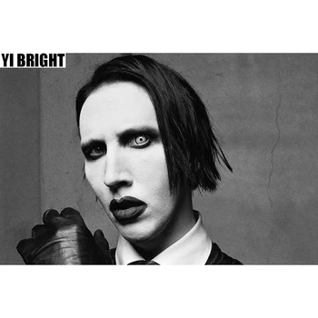 

Square/Round Drill,Diamond Painting "Rocker Emperor:Marilyn Manson" Embroidery Cross Stitch Mosaic Full Of Rhinestone Decor GT