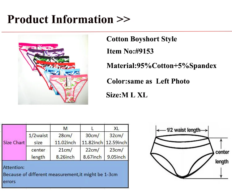 Excellent Pack of 600 Printed Cotton Short Brief Spandex Lady Bikini Panties Women Underwear Stretch Girl boyshorts Hot Lingerie Wholesale 8
