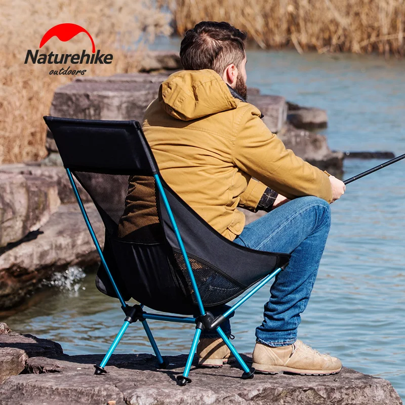  NatureHike Fishing Chair Portable folding Chair Camping Hiking Gardening Barbecue backrest chair Fo