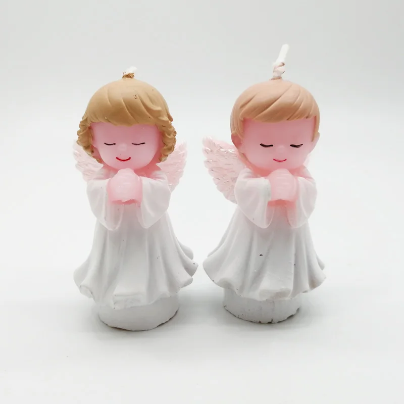 

Praying angel candle birthday cake topper Party decoration Baby shower fortnight party Wedding candle Party supplies