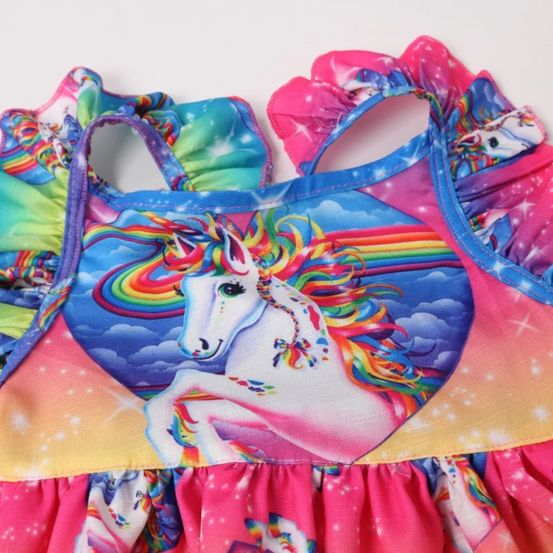 Floral Unicorn Princess Dress -Unicorn Fashion HTB1NR1gbNTpK1RjSZFMq6zG VXag
