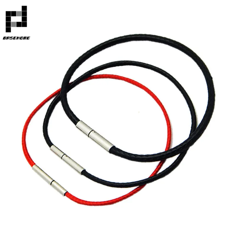 1.5/2/3mm Stainless Steel Bracelet Clasp For Women Man Couple Leather String Hand Thread Jewelry bracelet jewelry