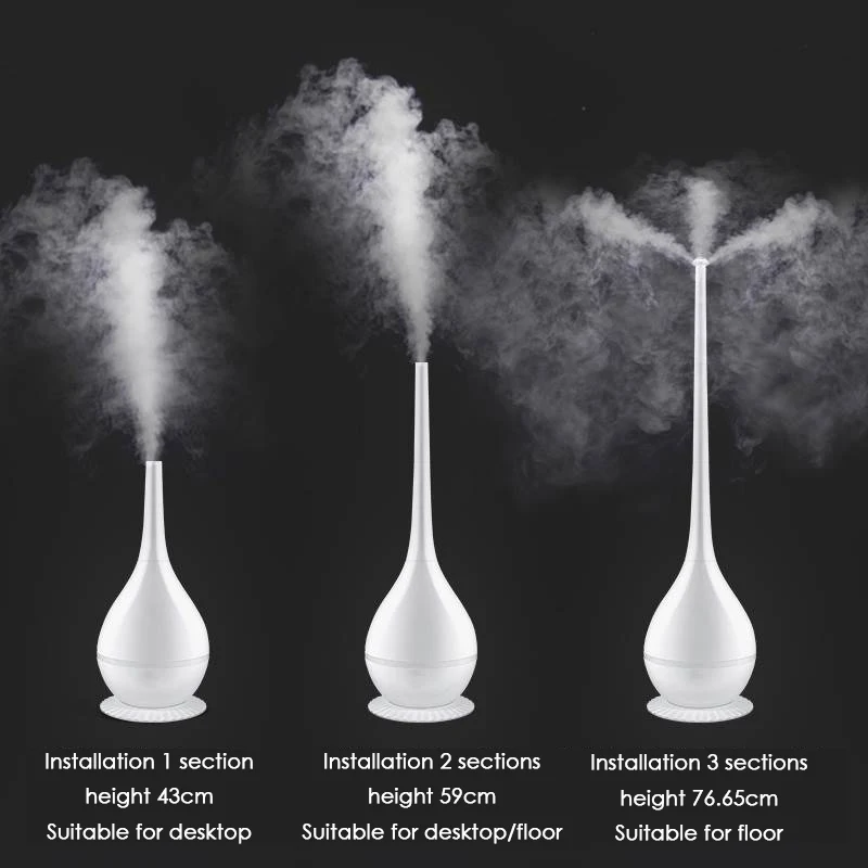 Floor-standing Household Humidifier 350ml/H 2000ml Large Capacity Mute Air Humidifier Detachable Desktop Diffuser Mist Maker Floor-standing Household Humidifier 350ml/H 2000ml Large Capacity Mute Air Humidifier Detachable Desktop Diffuser Mist Maker