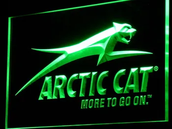 

d129 Arctic Cat Snowmobiles Logo LED Neon Sign with On/Off Switch 20+ Colors 5 Sizes to choose
