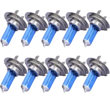 10 шт H7 галогенные 100 W автомобиля фара h7 100 W свет автомобилей источник света 12 V галогеновые лампы с эффектом ксенона h7 100 w px26d 12 v 100 w галогенная лампа