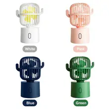 3,5 Вт аккумуляторная батарея работает мини настольный вентилятор с 3 скоростями Портативный тихий USB вентилятор охлаждения для дома, офиса путешествия кемпинга