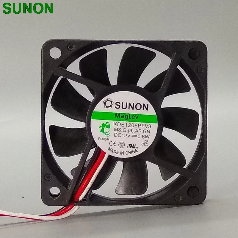 Original SUNON KDE1206PFV2 6010 6cm 12V 1.0W slim 60*60*10mm