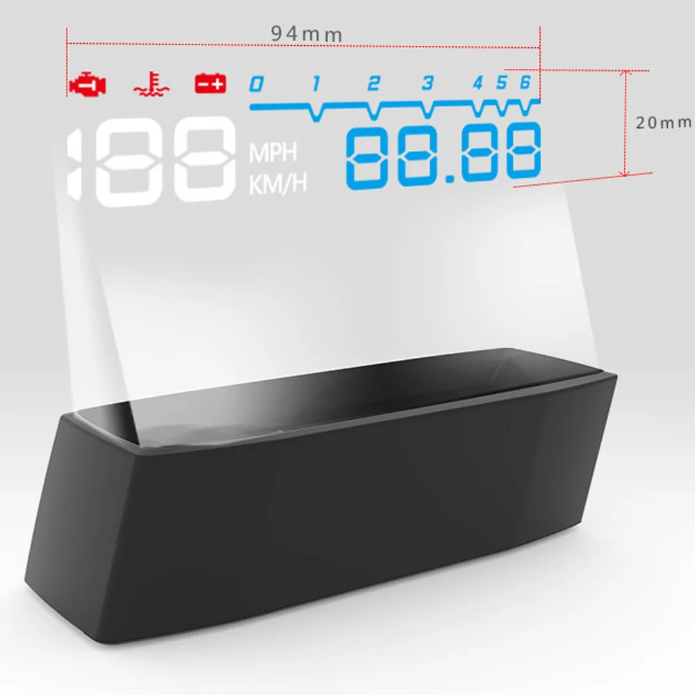 EANOP Esmart автомобильный HUD Head up Display OBD2 II EOBD Авто Цифровой Автомобильный спидометр с