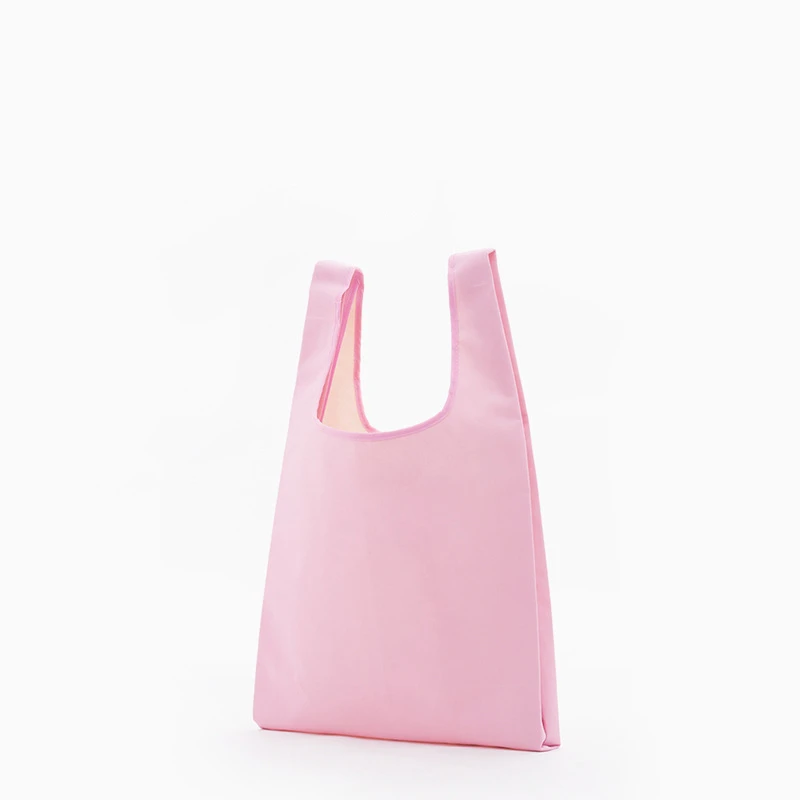 Креативный экологически красочный складной многоразовый пакет для покупок сумка для продуктов моющийся мешок полиэстер складной в прилагаемый мешок - Цвет: b