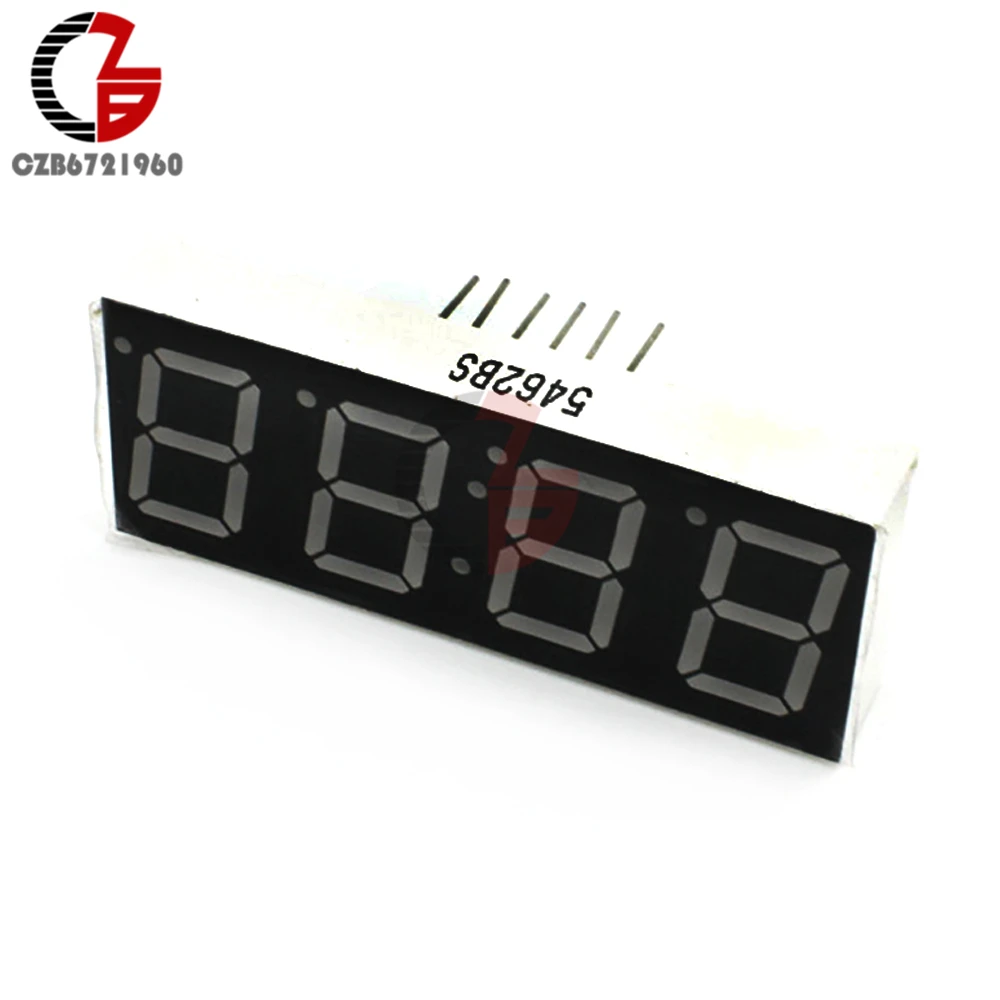 

0.56" 4 Digit Super Red LED Display Common Anode with Time Display 12 Pins