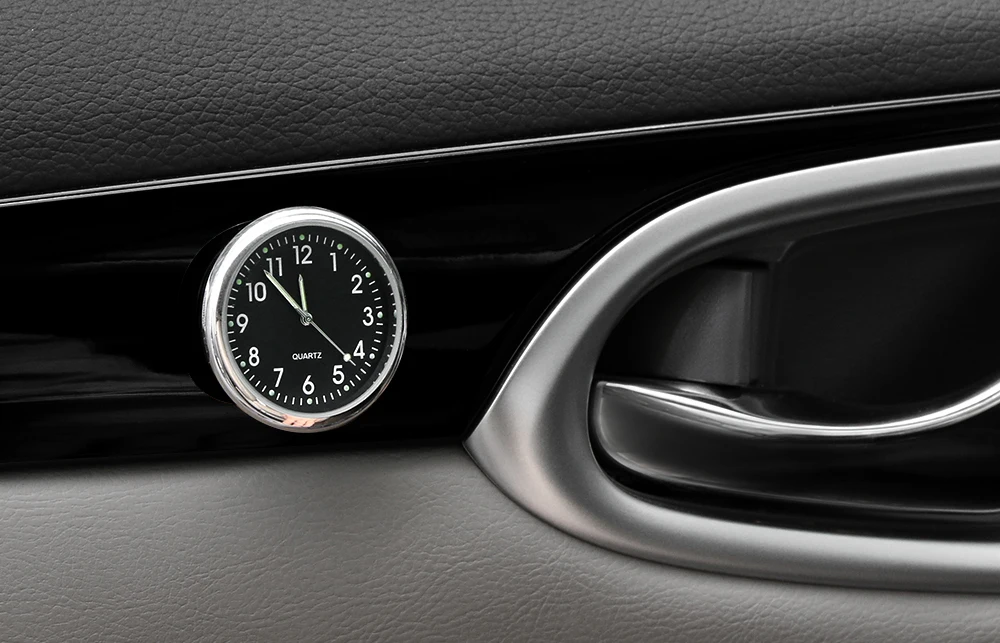 Украшение автомобиля электронный счетчик автомобиля часы авто интерьер орнамент автомобильный стикер часы интерьер в автомобиль