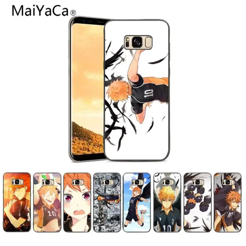 Мягкий чехол из ТПУ с рисунком аниме Haikyuu hinata для Samsung Galaxy S6 Edge s6edge plus | Мобильные