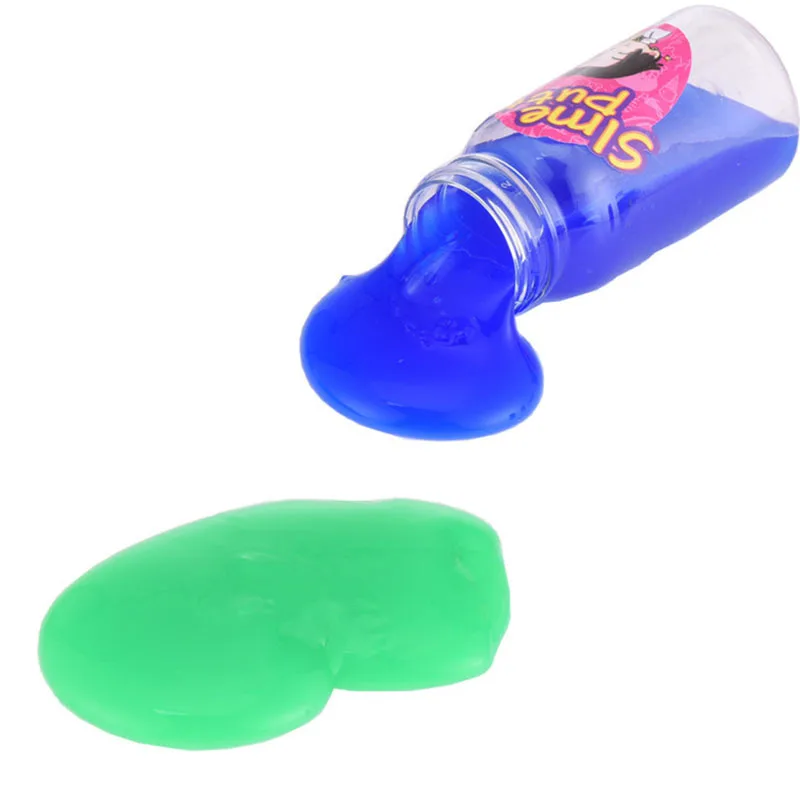 12pcs/set 6 Color DIY Cartoon Crystal Mud Blowing Bubbles Clay Intelligent Slime Plasticine Rubber Mud Playdough for kids 80g